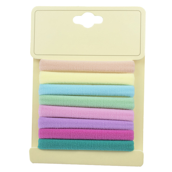 Zestaw gumek GUMKI kolorowe 8 sztuk frotki