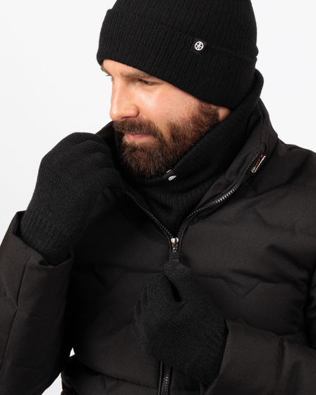 Alessio KOMPLET CZAPKA + KOMIN + RĘKAWICZKI DOTYKOWE ciepły POLAR ZIMOWY