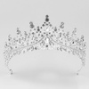 DIADEM Korona Tiara MISS GLOW ŚLUBNY srebrny cyrkonie KRYSZTAŁY