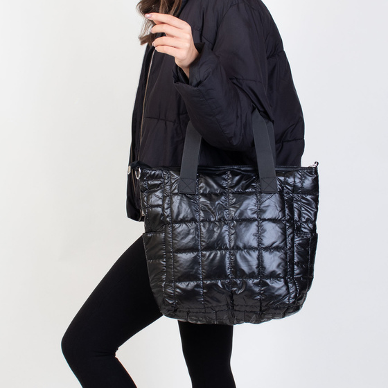 Alessio TOREBKA Damska PIKOWANA TORBA KLASYCZNA Shopper QUILTED