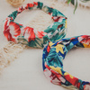 OPASKA DO WŁOSÓW kwiaty NA GUMCE bandamka TURBAN