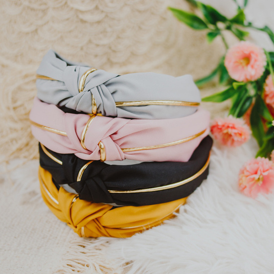 OPASKA DO WŁOSÓW supeł WĘZEŁ sztywna turban PIN UP