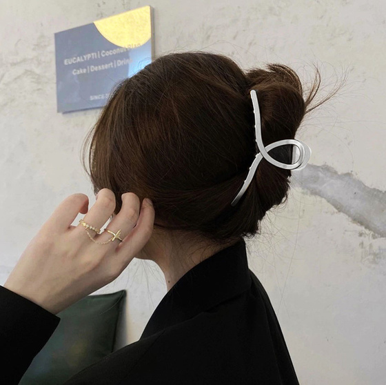 Spinka KLAMRA szczęka do włosów klamerka długa