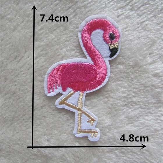 NAPRASOWANKA termo APLIKACJA różowa FLAMING