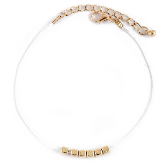 BRANSOLETKA NA NOGĘ zestaw MUSZLE muszelki ZŁOTA