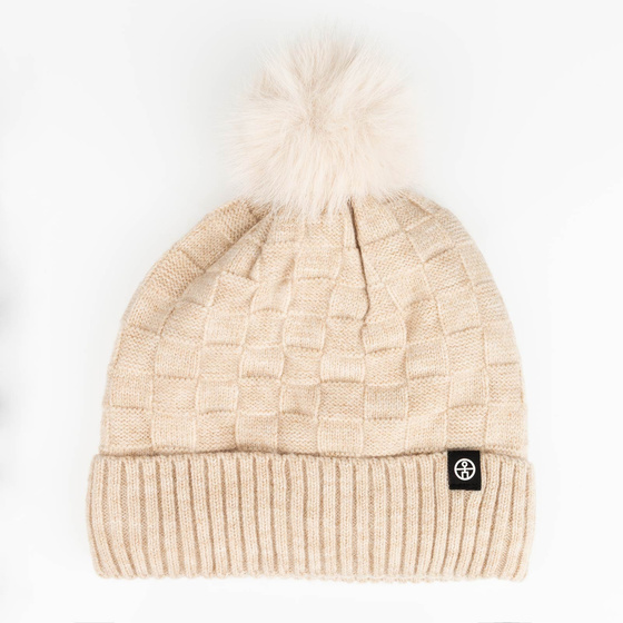 Alessio KOMPLET CZAPKA + SZALIK + RĘKAWICZKI DOTYKOWE ciepły POLAR ZIMOWY