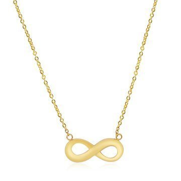 Naszyjnik damski STAL SZLACHETNA POZŁACANA