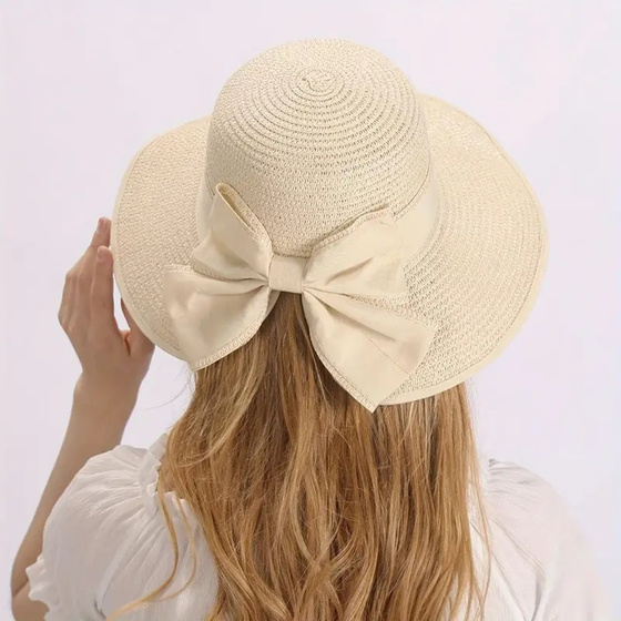 KAPELUSZ DAMSKI Alessio słomkowy boho lato plaża KOKARDA słomiany