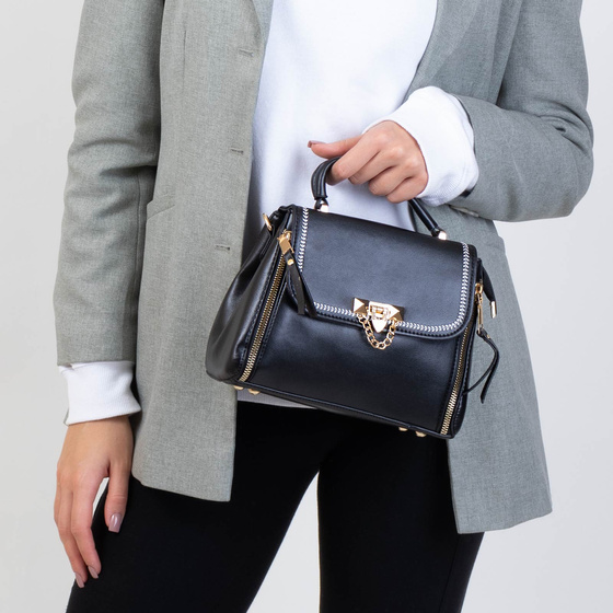 Alessio TOREBKA elegancka listonoszka DAMSKA KUFEREK na ramię miejska