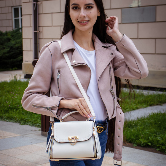 Alessio TOREBKA mała MIEJSKA KUFEREK torba DAMSKA na ramię LISTONOSZKA