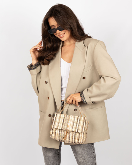 TORBA damska KOPERTÓWKA na ramię pleciona plażowa NA LATO WAKACJE