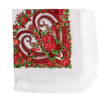 CHUSTA Ludowa Alessio GÓRALSKA Folk KWIATY DUŻA