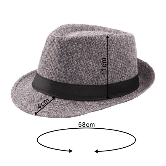 KAPELUSZ damski męski SŁOMKOWY letni PANAMA HAWANA