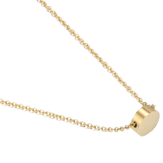 Naszyjnik STAL SZLACHETNA POZŁACANA celebrytka