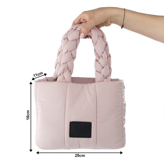 Alessio TOREBKA Damska PIKOWANA Pojemna KLASYCZNA QUILTED