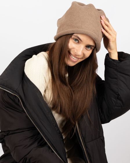 Czapka BEANIE smerfetka oversize damska MŁODZIEŻOWA ZIMOWA