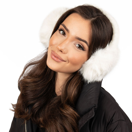 NAUSZNIKI ZIMOWE Alessio OCIEPLANE pluszowe CIEPŁE FUTERKO SŁUCHAWKI