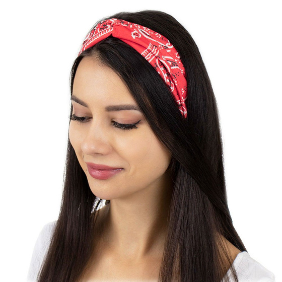 OPASKA DO WŁOSÓW pin up na głowę BANDAMKA turban szeroka