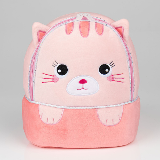 PLECAK SZKOLNY dla Dziewczynki Chłopca Przedszkolaka Cat PLUSZOWY