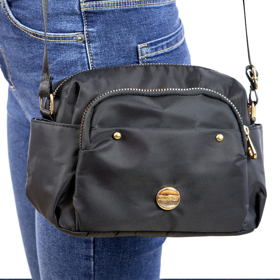 TOREBKA mała miejska torba LISTONOSZKA na ramię damska MŁODZIEŻOWA