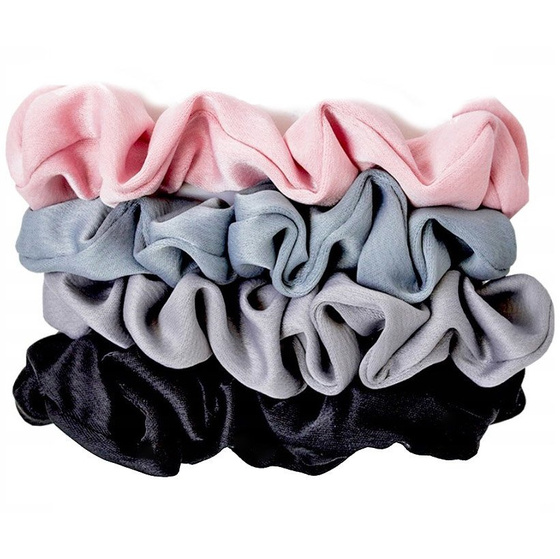 ZESTAW SCRUNCHIES 4 sztuki gumki do włosów FROTKI