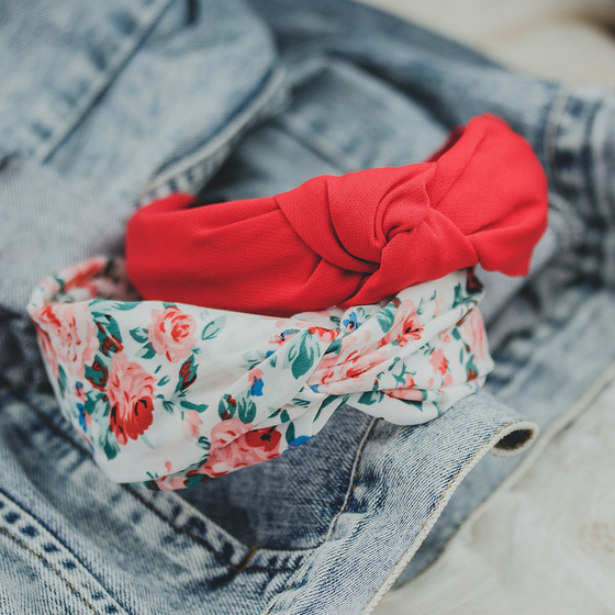 Opaska do włosów WĘZEŁ supeł turban PIN UP