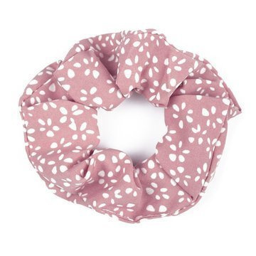 GUMKA DO WŁOSÓW scrunchie RÓŻOWA kropki FROTKA