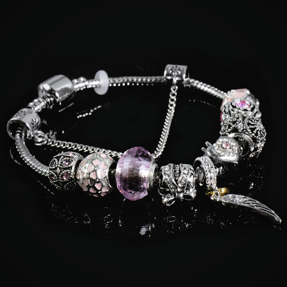 Bransoletka STAL SZLACHETNA modułowa charms