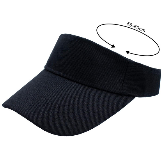 Daszek przeciwsłoneczny na głowę SPORTOWY NA LATO