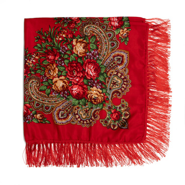 CHUSTA Ludowa Alessio GÓRALSKA Folk KWIATY DUŻA