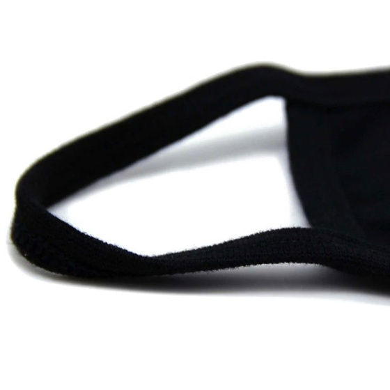 MASKA maseczka CZARNA wielorazowa MIŚ piesek