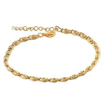 Bransoletka delikatna STAL SZLACHETNA POZŁACANA