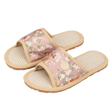 KAPCIE damskie Alessio domowe KWIATY Lekkie Miękkie FOLK r. 40-41