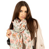 CHUSTA Damska SZAL SZALIK Alessio na SZYJĘ na GŁOWĘ chustka LEKKA ZWIEWNA