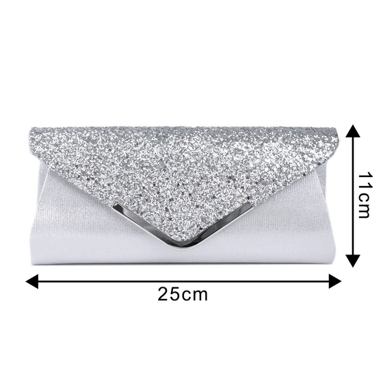 TOREBKA wizytowa błyszcząca KOPERTÓWKA wieczorowa ELEGANCKA mała