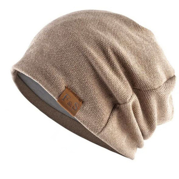 Czapka BEANIE smerfetka oversize MŁODZIEŻOWA ZIMOWA