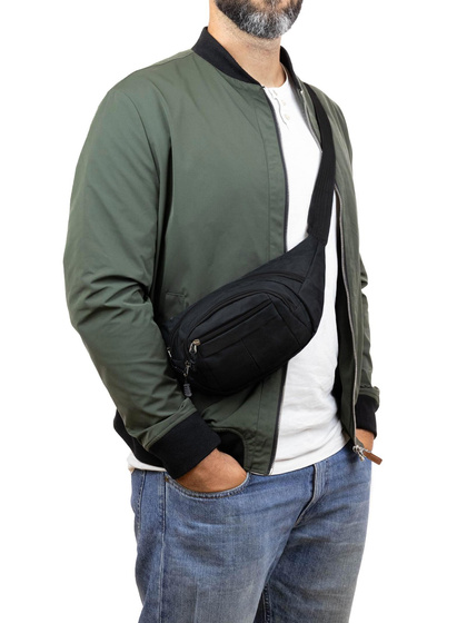 NERKA saszetka BIODRÓWKA TOREBKA damska MĘSKA POJEMNA Alessio