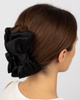 KLAMRA SZCZĘKA spinka kokarda duża ozdoba do włosów klasyczna elegancka