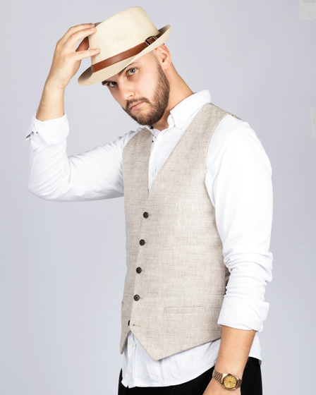 KAPELUSZ Alessio MĘSKI damski PLECIONY lato HAWANA letni PANAMA