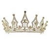 KORONA diadem KRYSZTAŁY tiara ŚLUBNA złota ŚLUB