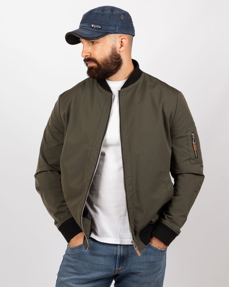 Czapka z daszkiem elegancka PATROLÓWKA jeans męska