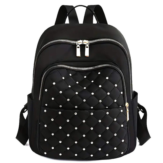 Alessio PLECAK damski POJEMNY miejski szkolny PIKOWANY torba QUILTED