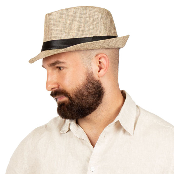 KAPELUSZ Alessio MĘSKI PLECIONY lato HAWANA letni PANAMA rozmiar 59-60