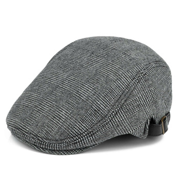 KASZKIET Męski Alessio Stylowy Elegancki FLAT CAP Jesień Zima Czapka RETRO