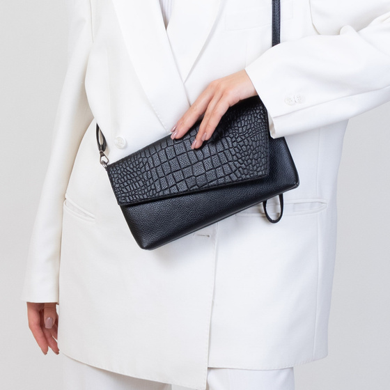 Alessio TOREBKA Damska KLASYCZNA na ramię LISTONOSZKA KOPERTÓWKA