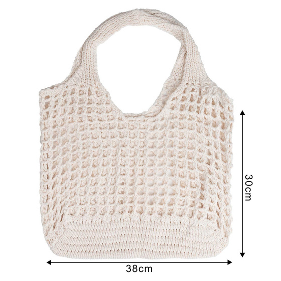 Alessio TORBA DAMSKA na ramię torebka NA ZAKUPY miejska BOHO shopperka