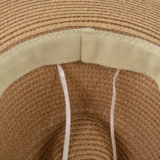 KAPELUSZ fedora letni SŁOMIANY DAMSKI MĘSKI panama SŁOMKOWY pleciony