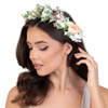 WIANEK na głowę BOHO ślubny PANIEŃSKI kwiaty ŚLUB