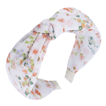 OPASKA do włosów SUPEŁ węzeł TURBAN kwiaty