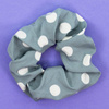 GUMKA do włosów frotka SCRUNCHIES kropki SZARA